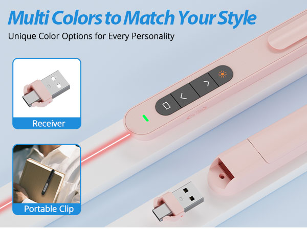 presentation clicker usb c