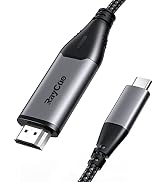 USB C to HDMI Cable 6.6ft, RayCue USB Type C to HDMI Cable for Home Office, Thunderbolt 3 Compati...
