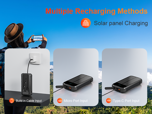 Multiple Recharging Methods