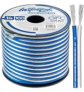 Install Link 14 Gauge Speaker Wire for Marine/Boat, Golf Cart or Off-Road Vehicle Audio Cable, 10...