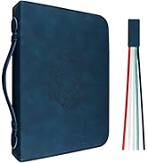 BLIEVE- Bible Cover Case for Women and Men with Storage Pockets, Handle and Bible Ribbon Bookmark...
