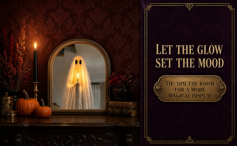 let the glow set the mood