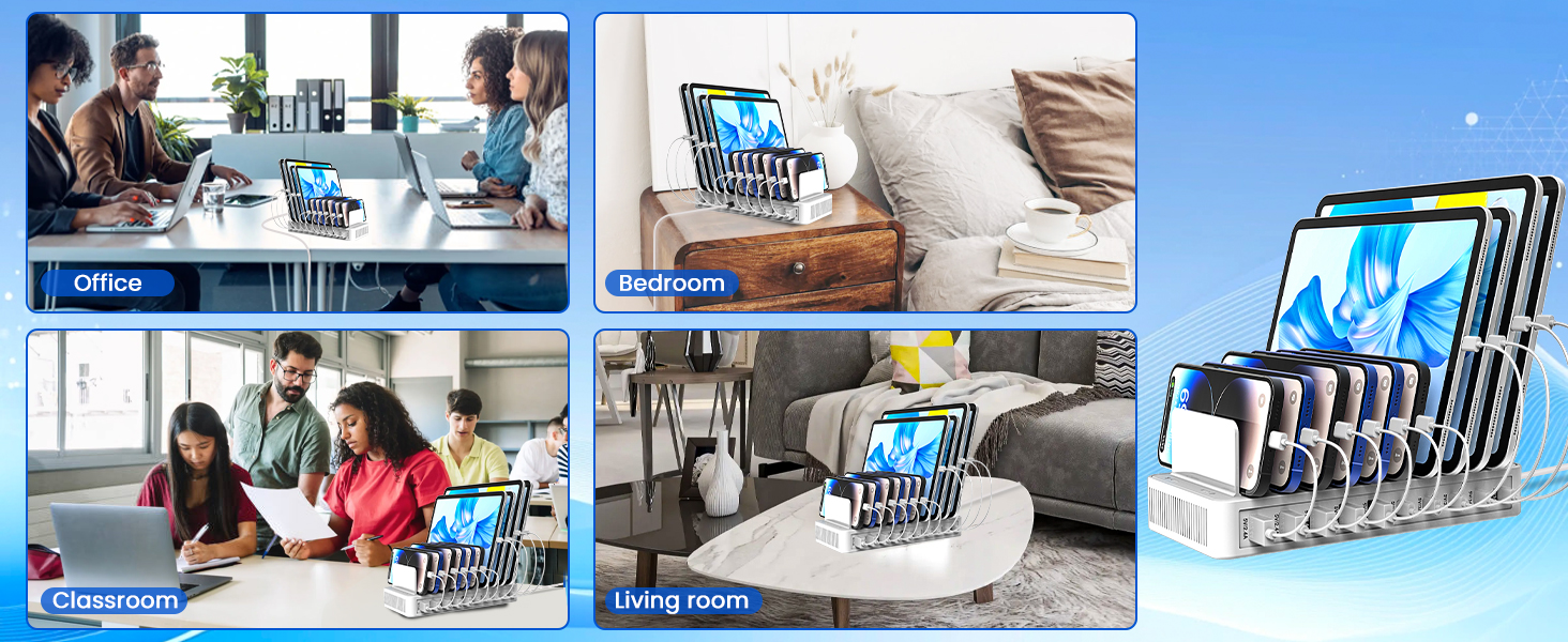 multi USB charging station