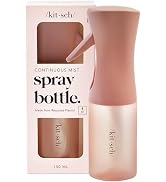 Kitsch Continuous Spray Bottle for Hair – Terracotta, 150ml | Fine Mister Spray Bottle &amp; Water Sp...