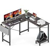 Sweetcrispy L Shaped Desk Computer Gaming Corner Table 51 Inch Home Office Writing Student Work P...