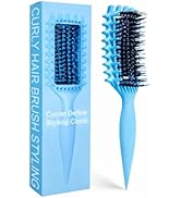 Curly Hair Brush Candybrush Curl Defining Brush for Detangling Shaping and Defining Curls for Wom...