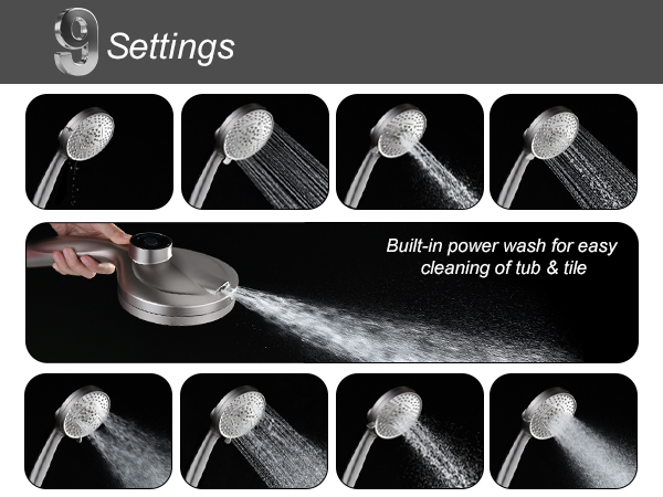 high pressure shower head