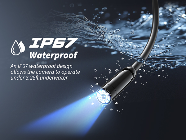 borescope camera with light