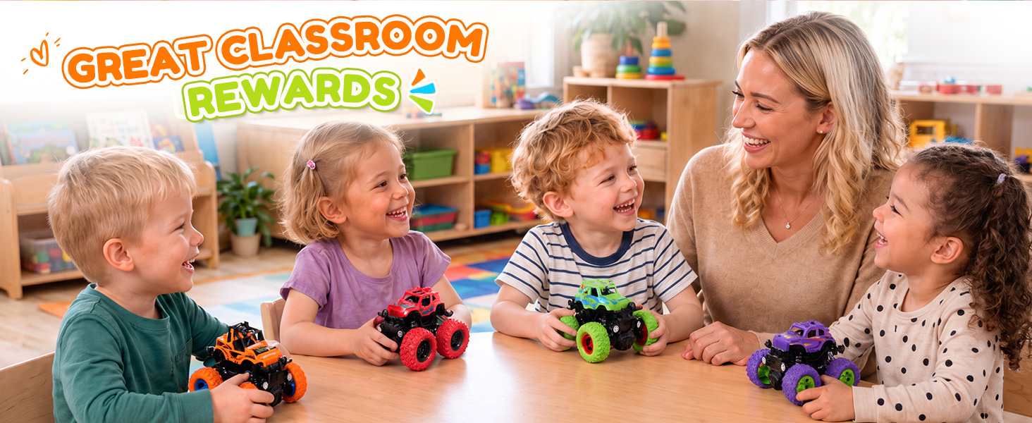 classroom rewards truck toys for 2 3 4 5 6 year old boys