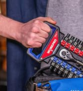 WORKPRO 16-inch Wide Mouth Tool Bag with Water Proof Molded Base