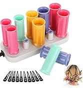 Travel Curlers Hot Rollers Compact, Electric Hair Styling Tool for Short and Long Hair with Heate...