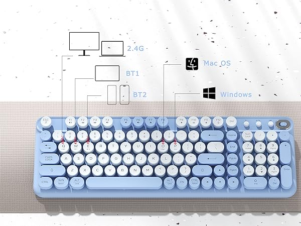 Wireless Bluetooth Keyboard