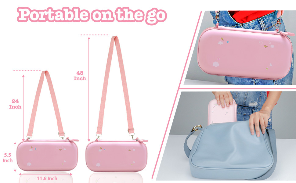 Accessories Bundle for nintendo switch 2 pink