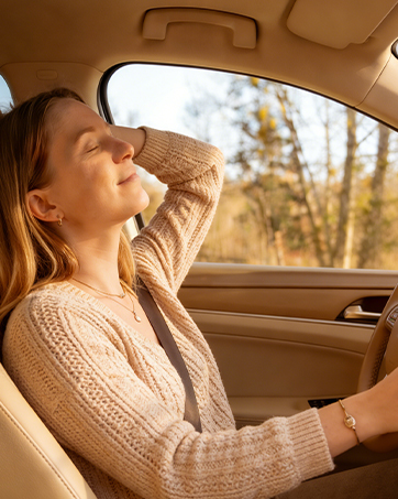rest in car