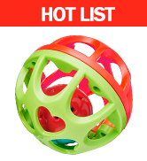 Baby Toys 3-6 Months Sensory Rattle Balls Textured, Hand Catching Balls Rattle Sensory Easy-Grasp...