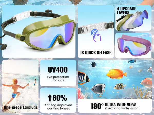 Swimming Goggles for Kids