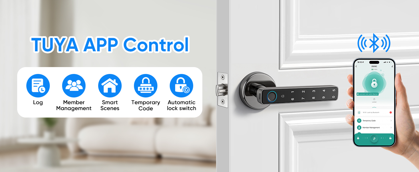 Smart Door Lock with Knob
