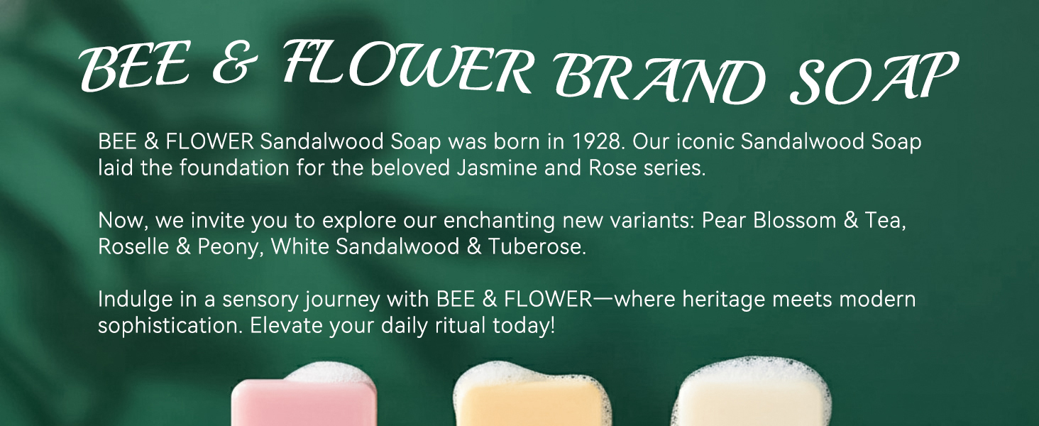 bee &amp;amp; flower soap