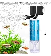 fishkeeper Aquarium Filter Fish Tank Filter 150GPH Aquarium Sponge Filter for 15 to 70 Gallon Tan...