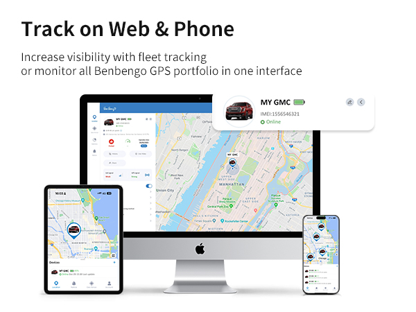 Monitor multiple gps trackers in one app interface, necessary for fleet management