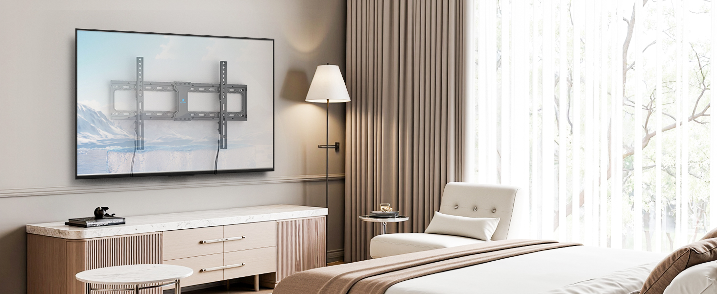 fixed tv wall mount for 37-82 inch tv