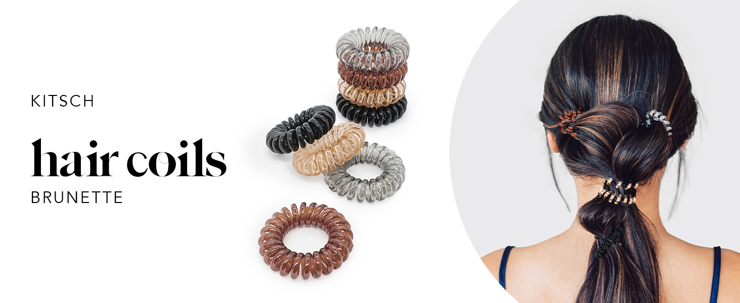curly large hair tool women thick no slip ponytail holders ties cute things coil tiee woman twisted