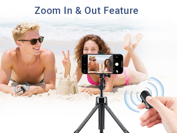 Phone Camera Ring Remote Control with Zoom in/Out