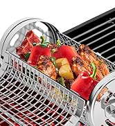 Chenovate Side-opening Rolling Grill Baskets-2