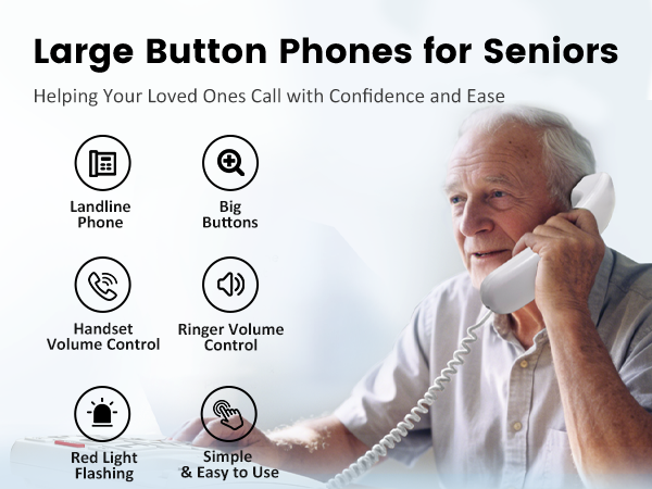 big button phone for seniors