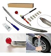 CYGOODS Car Auto Car Dent Removal Fender Damage Repair Puller Lifter Big Curved Rod Crowbar Tools...