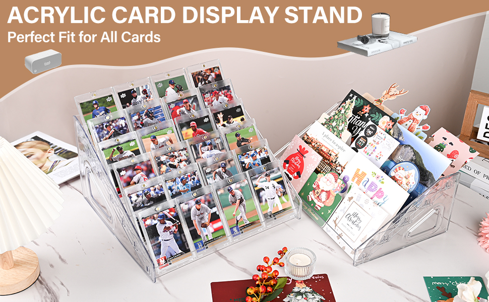 card display stand card stand trading card display graded card display business card holder display