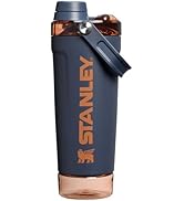 Stanley Activate Shaker Bottle 20 oz | Leakproof Insulated Stainless Steel Shaker Cup | Base Stor...