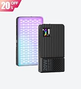 ULANZI K20 RGB Video Light, 20W LED Camera Light Panel for Photography, 1800-9000K CRI95+ 20 Effe...