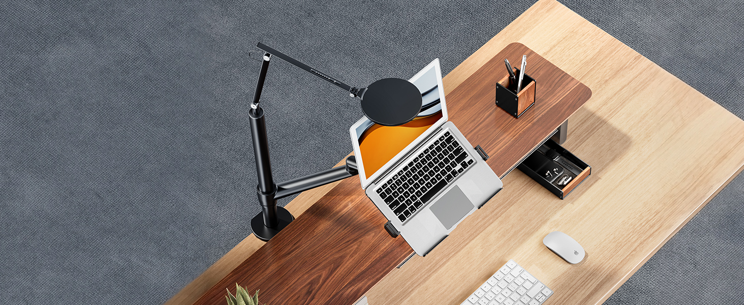 desk shelf monitor mount laptop stand holder