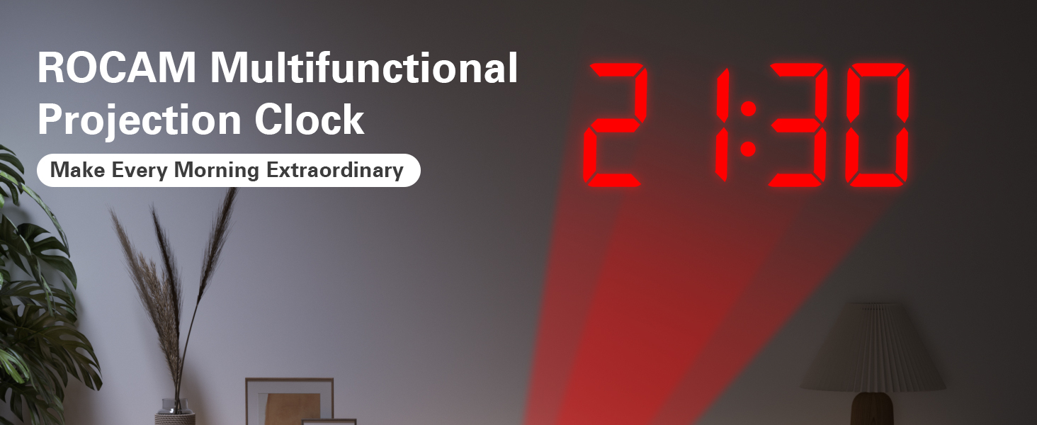 projection alarm clock