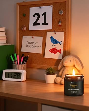 Scented Candles for Home Aromatherapy Candle Gift Present Set Soy Wax Long Lasting