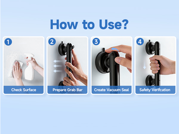 shower safety bars for seniors