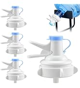DALQUIS Water Jug Dispenser Valves, Reusable Water Jug Cap Bottle Spout Plastic Spigot Faucet for...