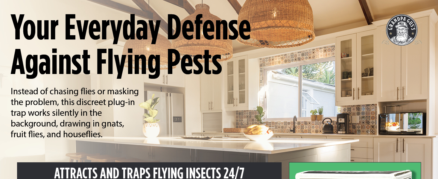 Grandpa Gus’s Indoor Fly Trap Plug-In