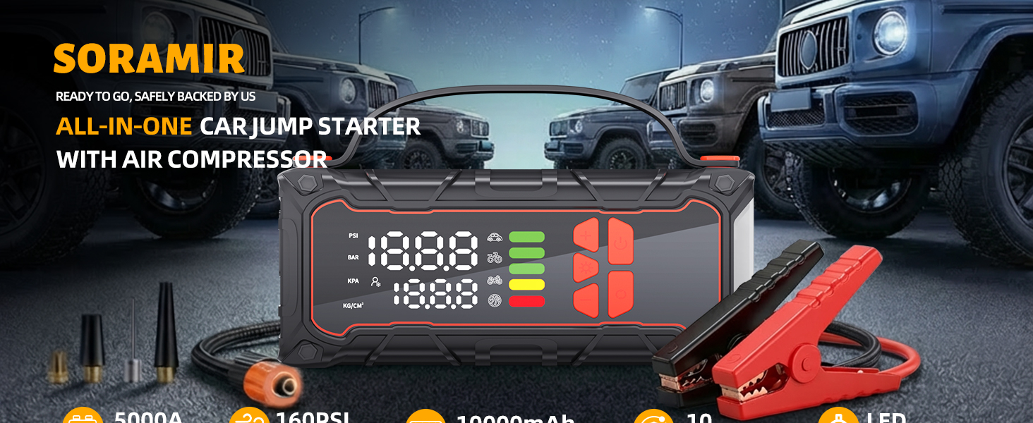 jump starter with air compressor