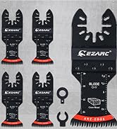 EZARC Japanese Tooth Oscillating Saw Blade, 5PCS Arc Edge