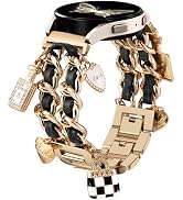 DaQin Stylish Metal Band Compatible with Samsung Galaxy Watch 7 Band/FE 6 5 4 40mm 44mm,Galaxy Ac...