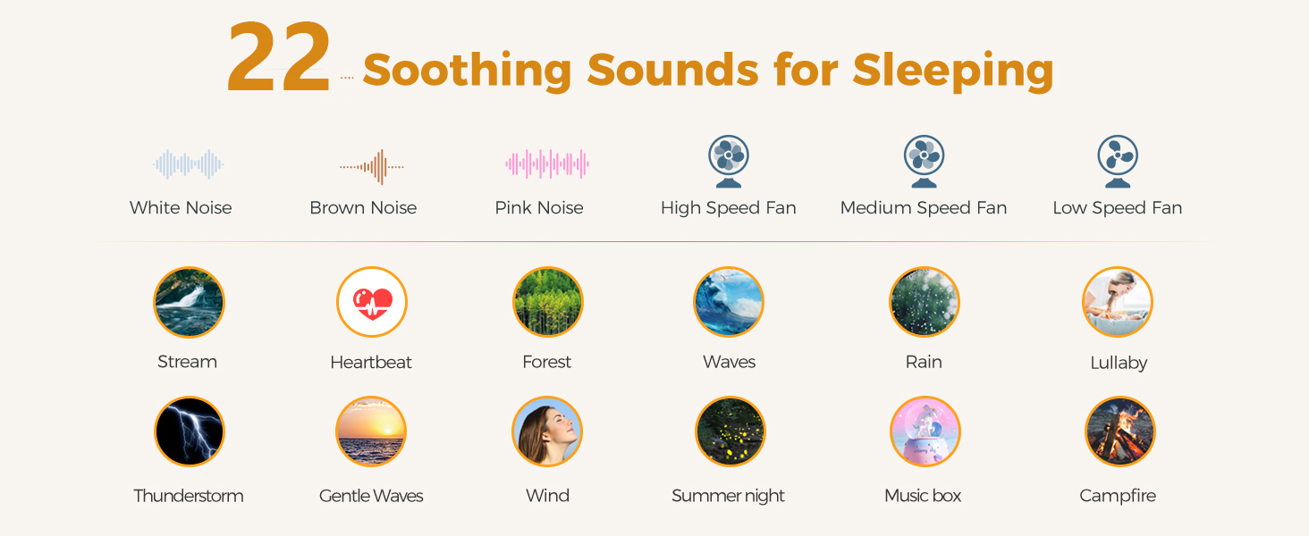 22 SOOTHING SOUNDS