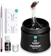 Beetles Builder Gel for Nails, 60g Large Capacity 9 in 1 Sculpture Hard Gel with Dual Nail Pen, F...