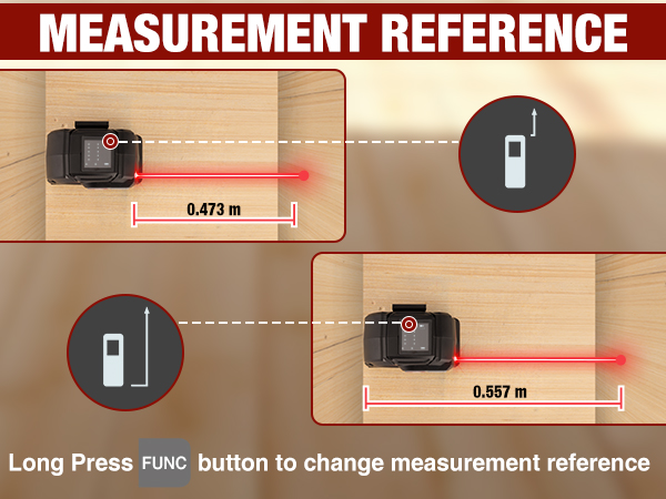 ARROW 2-in-1 Laser Tape Measure 215Ft/65m Laser Distance