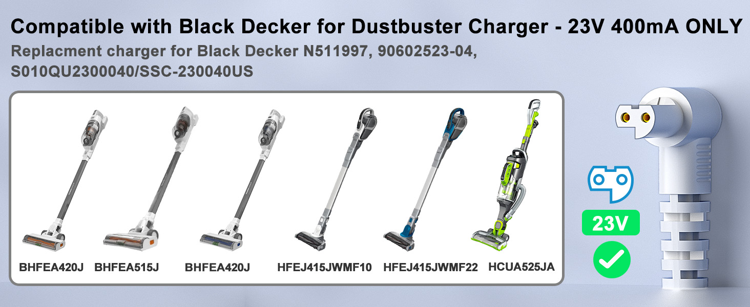 Black Decker vacuum charger