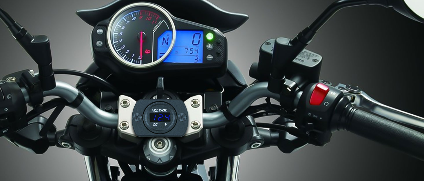 DC 12V 24V Car Voltmeter