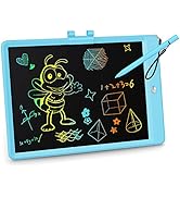 KOKODI LCD Writing Tablet, 10 Inch Colorful Toddler Doodle Board Drawing Tablet, Erasable Reusabl...