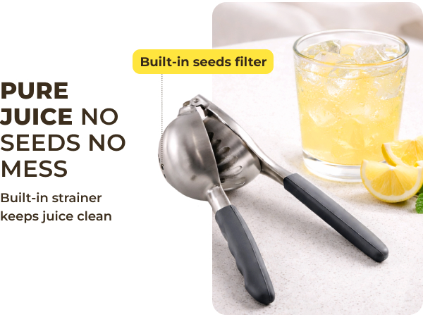 Stainless Steel Lemon Squeezer Kensington London