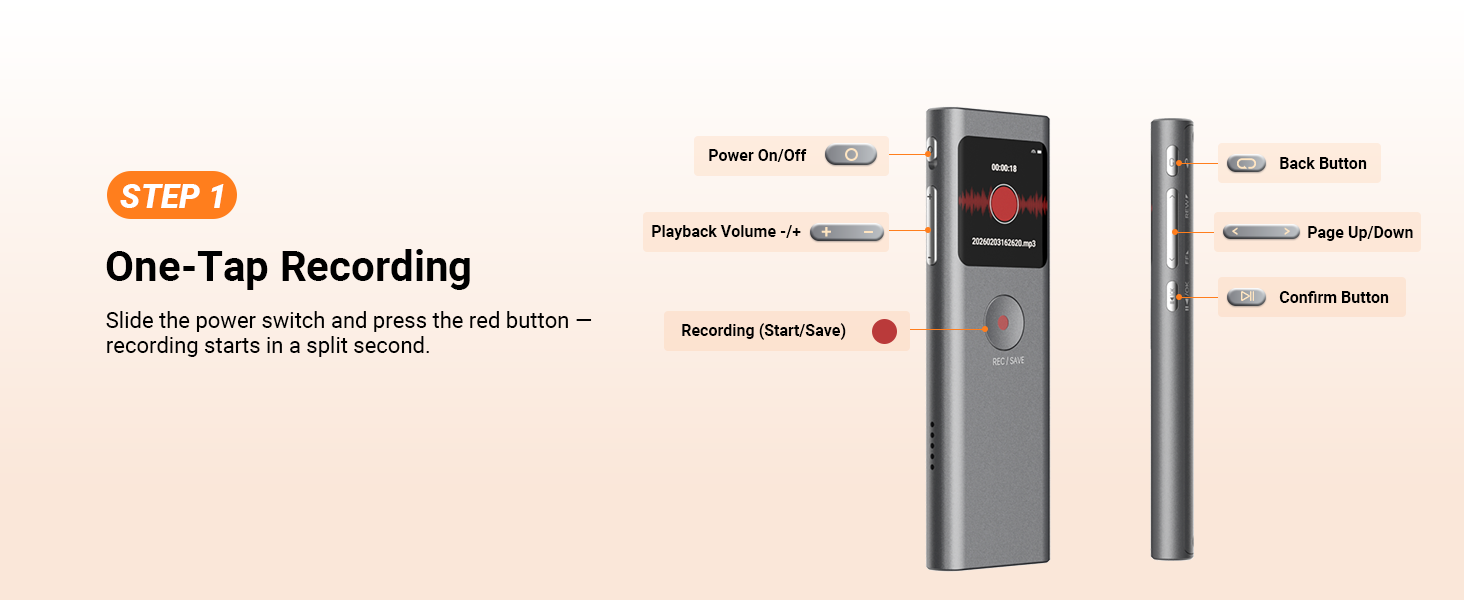 One-Tap Recording